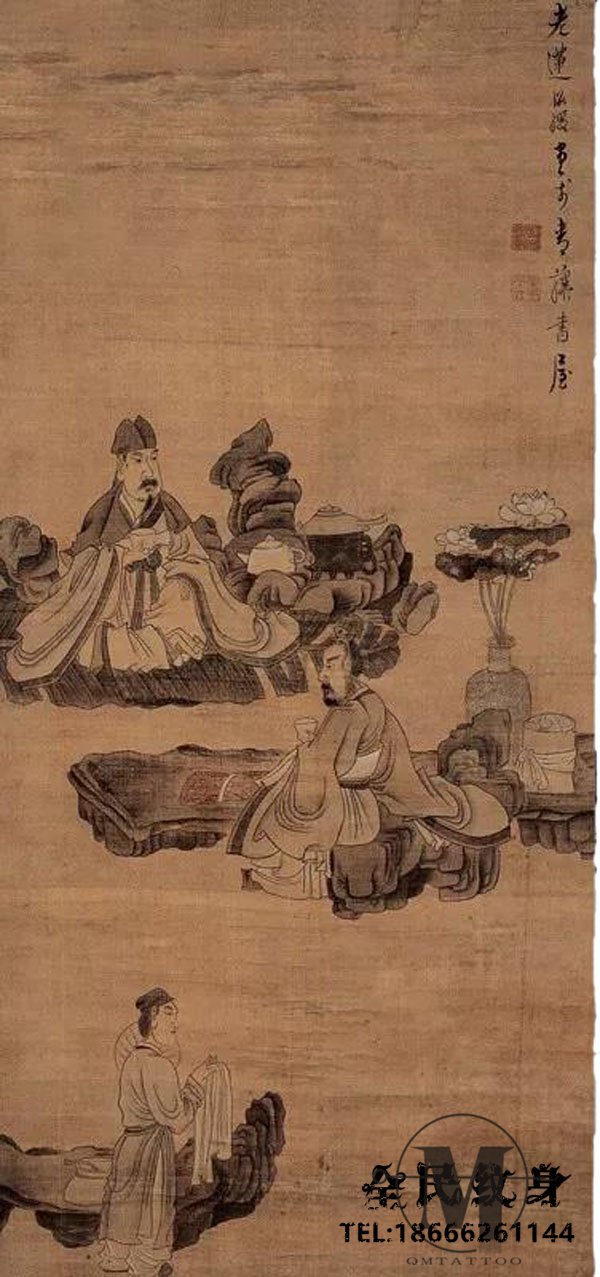 茶文化,绘画 . 以茶入画，以画释茶（4）