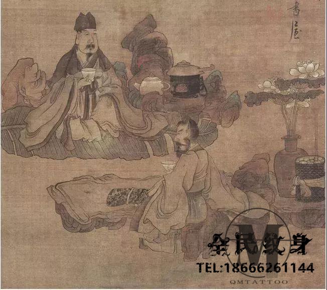 茶文化,绘画 . 以茶入画，以画释茶（4）