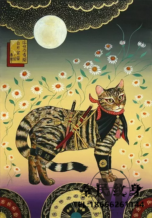 纹身,画家,猫 . 当一个纹身师和一个画家碰上猫奴 他们怎么办