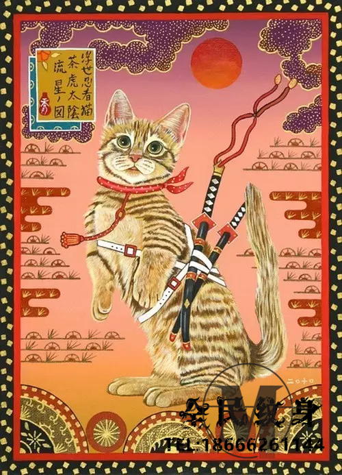 纹身,画家,猫 . 当一个纹身师和一个画家碰上猫奴 他们怎么办