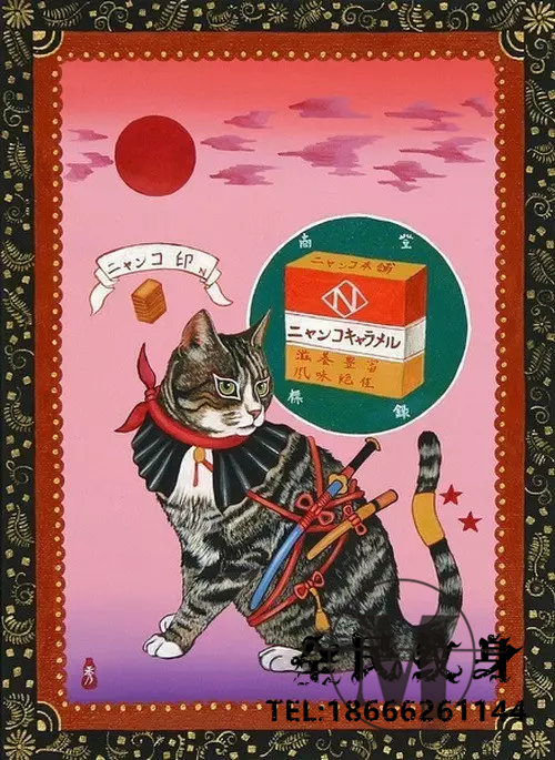 纹身,画家,猫 . 当一个纹身师和一个画家碰上猫奴 他们怎么办